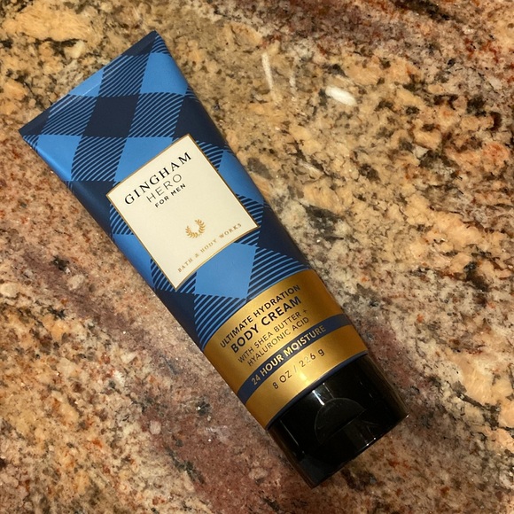 2/$22 Men’s GINGHAM HERO by BBW Ultimate Hydration Body Cream, 8 oz / 226 g, NWT - Picture 4 of 7